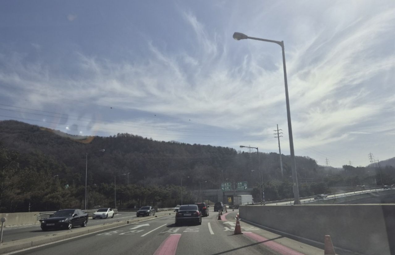 화도IC 서울 방면 진입 램프 확장 구간, 사진 남양주시