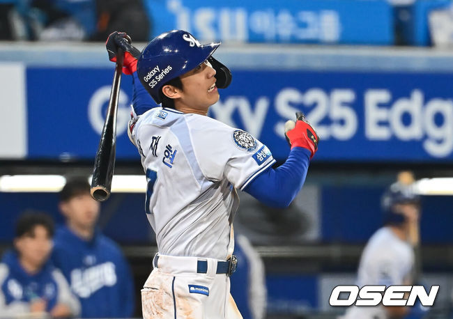 [OSEN=대구, 이석우 기자] 삼성 라이온즈 이재현 091 2025.05.23 / foto0307@osen.co.kr