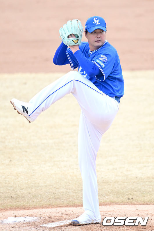 [OSEN=최규한 기자] 삼성 김태훈. 2026.03.15 / dreamer@osen.co.kr