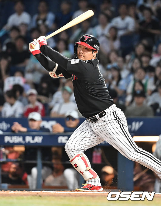 [OSEN=창원, 이석우 기자] LG 트윈스 문보경 059 2025.08.27 / foto0307@osen.co.kr