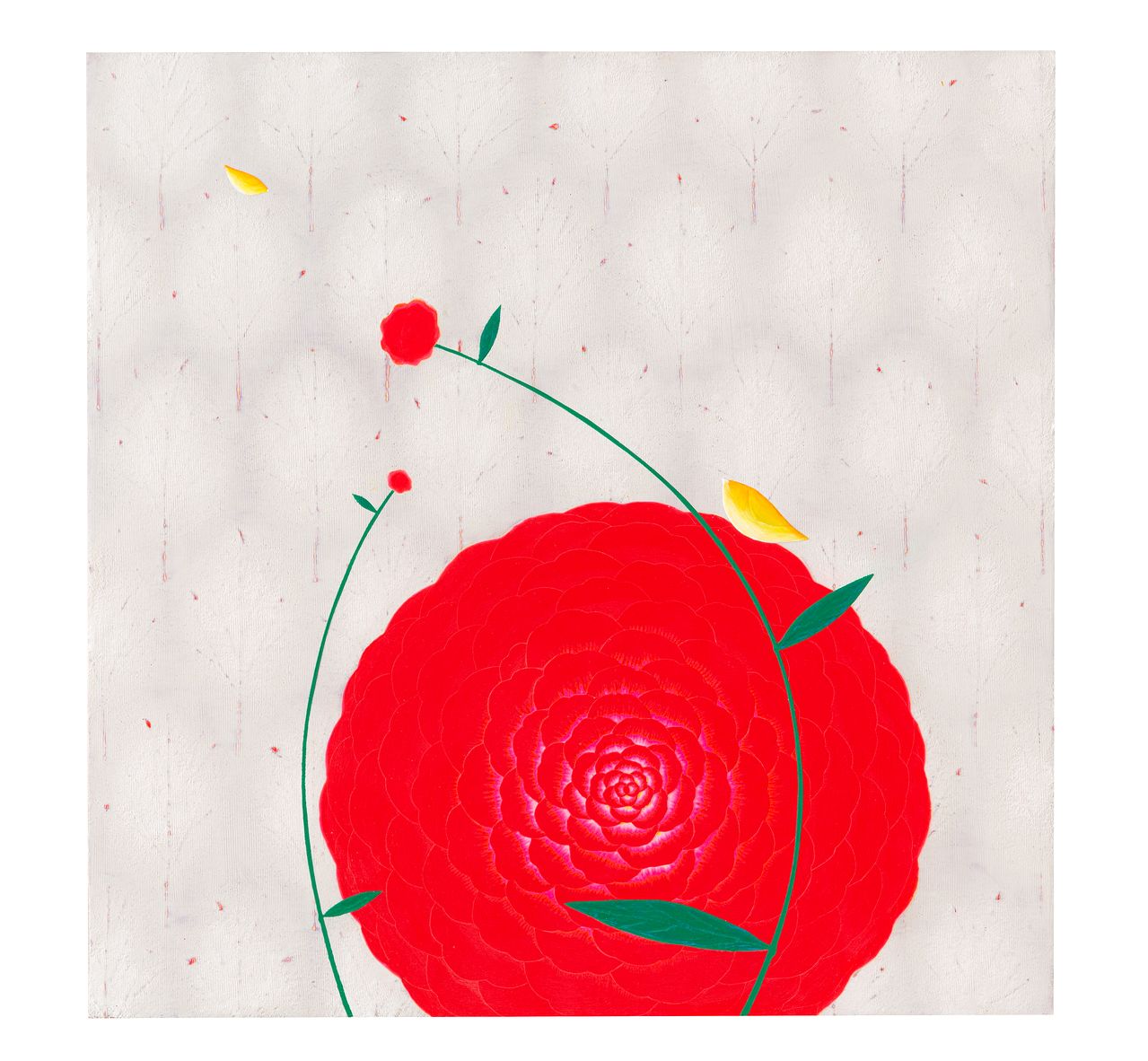 열정을 키우는 시간-꿈꾸는 겁쟁이, 35x35cmMixed media, 2025년, 작가 이미애