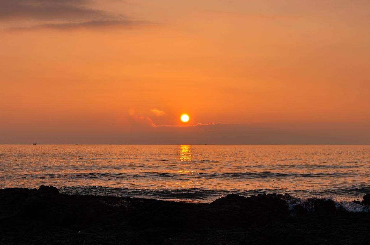 애월읍에서 볼 수 있는 일몰. 사진 제주관광공사