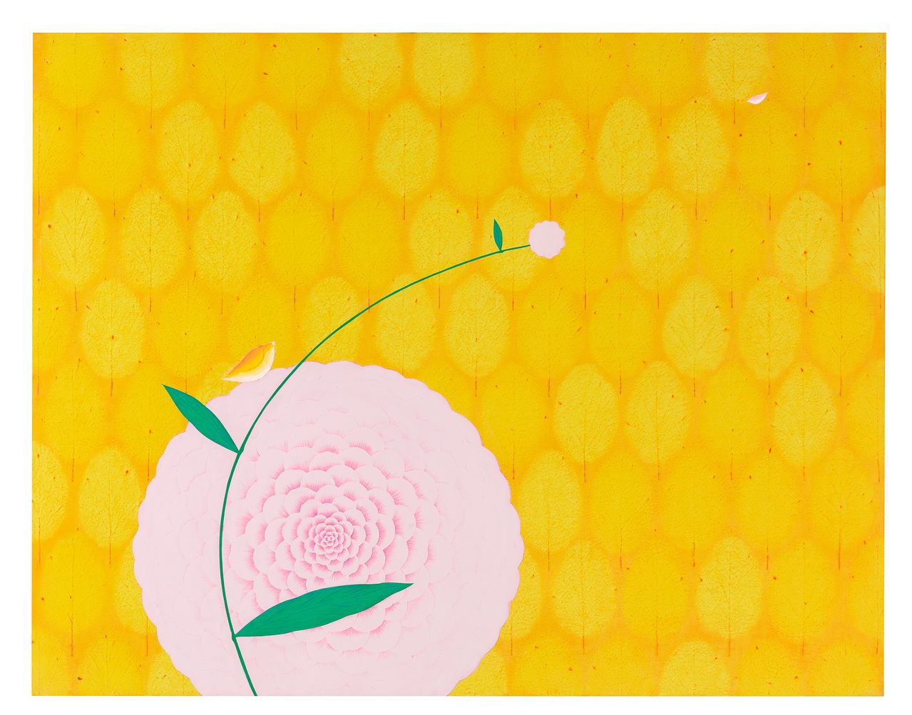 행복한 오후- 꿈꾸는 겁쟁이,116.8x91cm,Mixed media, 2026, 작가 이미애