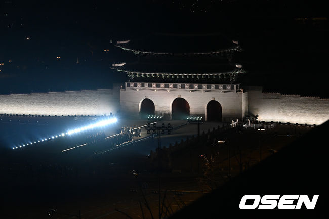 광화문에서 왕의 귀환 알린 BTS (사진=민경훈 기자)