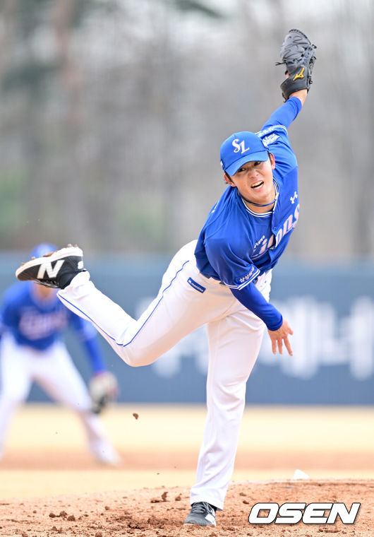 [OSEN=최규한 기자] 삼성 미야지 유라. 2026.03.15 / dreamer@osen.co.kr