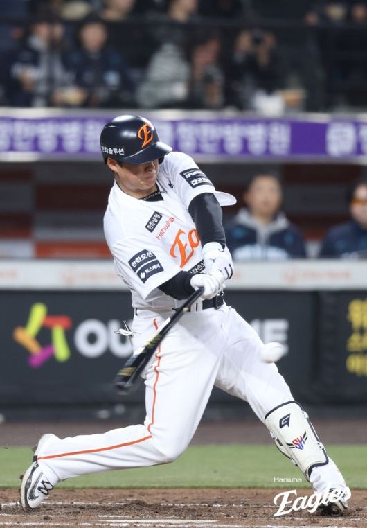 한화 이글스는 23일 대전 한화생명 볼파크에서 열린 2026 신한 SOL KBO리그 NC 다이노스와의 경기에서 11-4로 대승을 거뒀다. 이날 승리로 2연패를 끊은 한화는 시범경기 전적 5승6패를 만들었다. 한화 이글스 제공