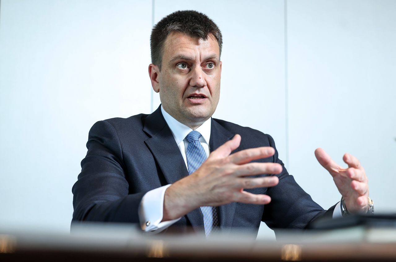 바스티안 기거리히 국제전략문제연구소 소장이 20일 오후 중앙일보와 인터뷰하고 있다. 김성룡 기자