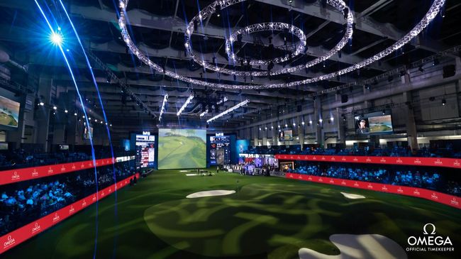 오메가(OMEGA)가TGL의 시즌 전반에 걸쳐 타임키핑 기술을 통해 새로운 스포츠 경험을 만들어가고 있다. / 오메가