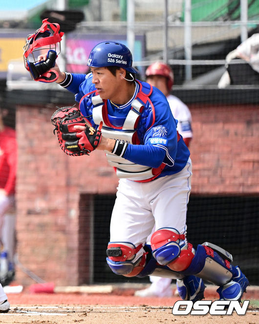 [OSEN=지형준 기자] 삼성 강민호. 2026.03.16 /jpnews@osen.co.kr