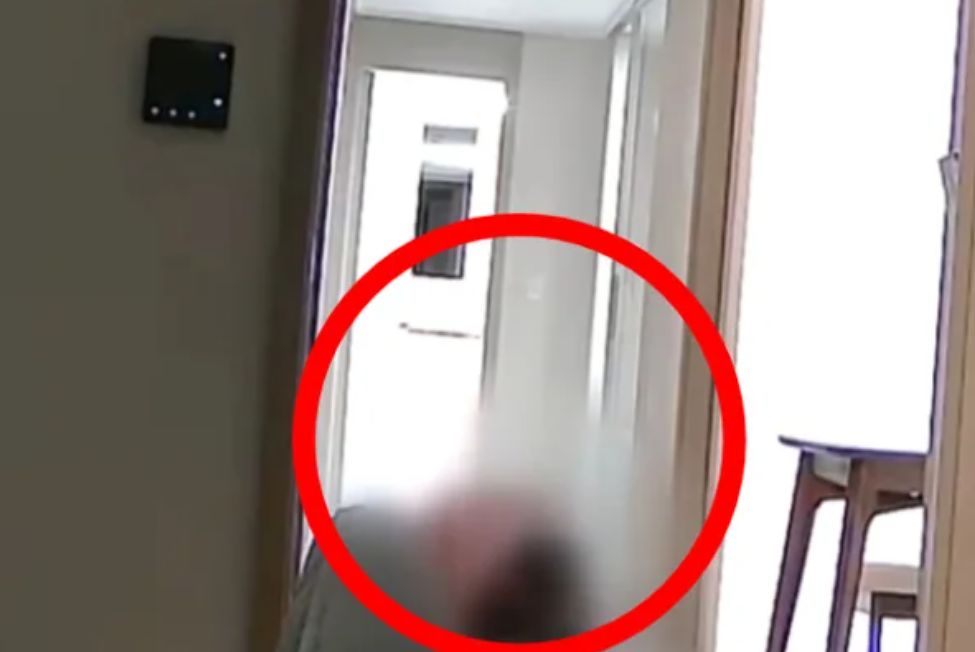 A씨 홈캠에 남편 친구의 여자친구가 이동하는 모습이 찍혔다. JTBC 사건반장 캡쳐