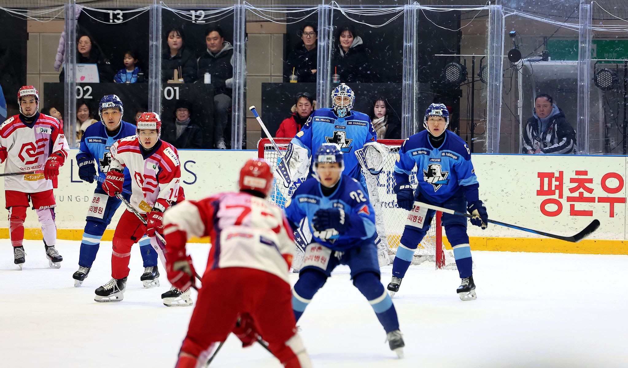 레드이글스 홋카이도를 상대로 아시아리그 10번째 우승에 도전하는 HL 안양. 사진 HL 안양