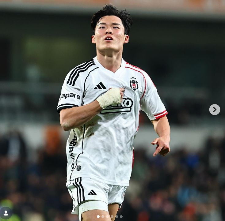 튀르키예 프로축구 베식타시 공격수 오현규. 사진 베식타시 SNS