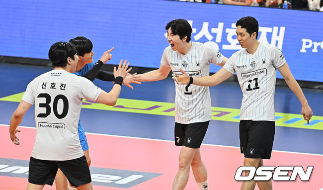 현대캐피탈 선수들. / OSEN DB