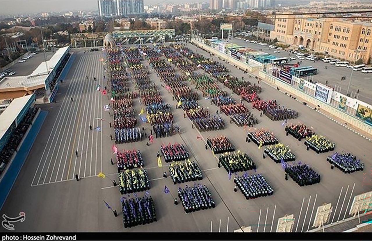 이란은 미국과의 지상전 가능성에 대비해 100만 명을 동원했다고 이란 언론이 26일(현지 시간) 보도했다. 사진 타스님 통신 홈페이지 캡처