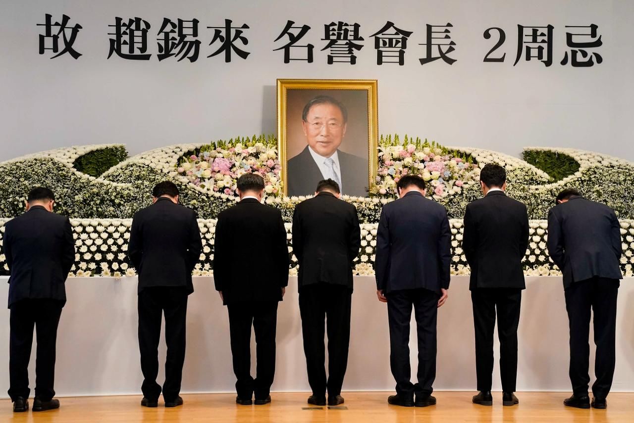 효성그룹은 27일 서울 마포구 효성 본사에서 고(故) 조석래 명예회장 2주기 추모식을 열었다. 사진 효성그룹