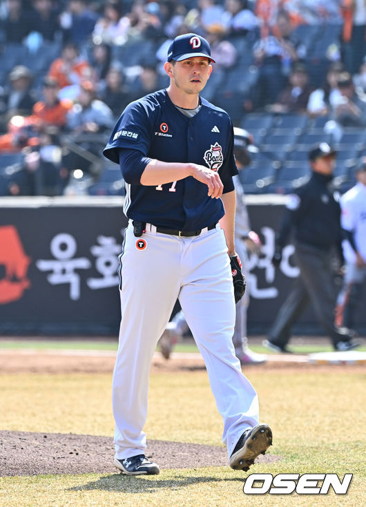 [OSEN=박준형 기자] 두산 플렉센 2026.03.17  / soul1014@osen.co.kr