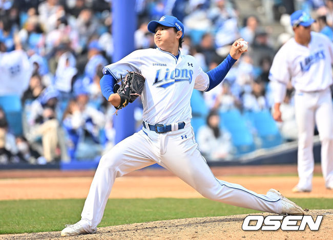 [OSEN=대구, 이석우 기자] 삼성 라이온즈 배찬승 058 2026.03.24 / foto0307@osen.co.kr