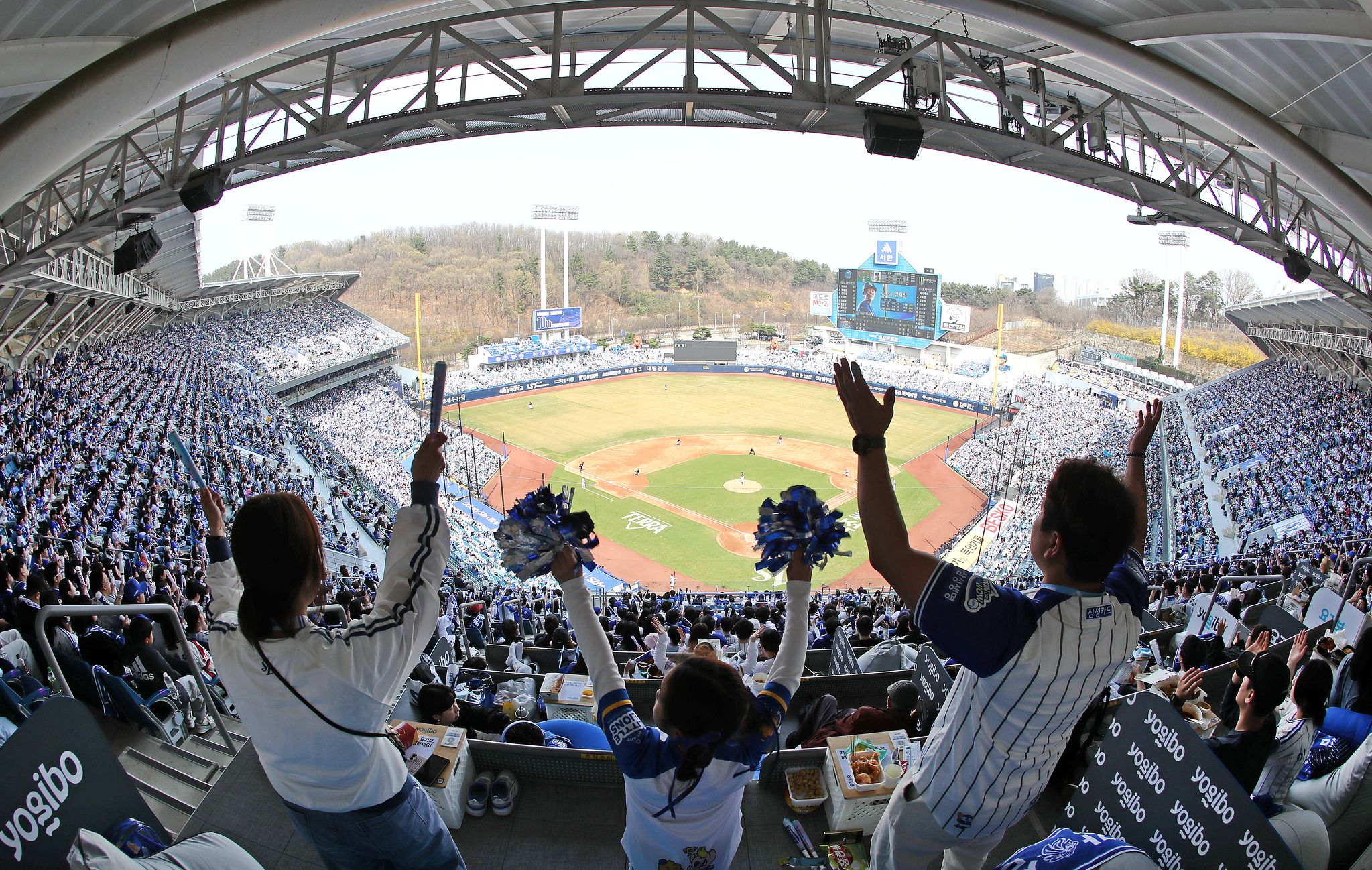 29일 대구 삼성라이온즈파크 롯데와 삼성의 경기. 뉴스1