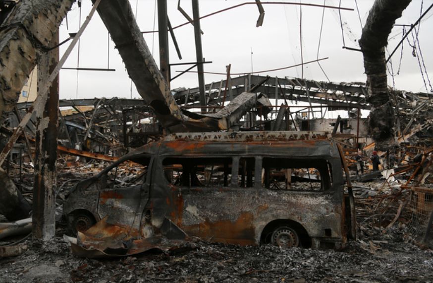 28일(현지시간) 미군과 이스라엘군의 공습을 받은 이란 테헤란. 연합뉴스