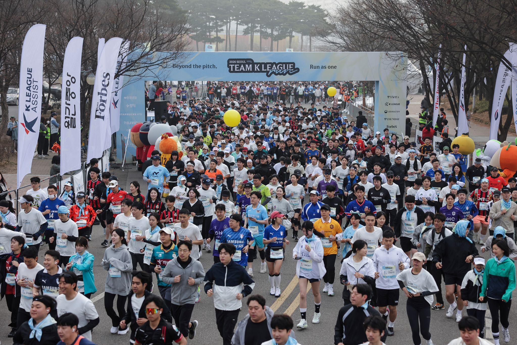 서울 상암동 월드컵공원 평화광장 일대에서 열린 2026 서울 팀 K리그 행사 전경. 사진 프로축구연맹