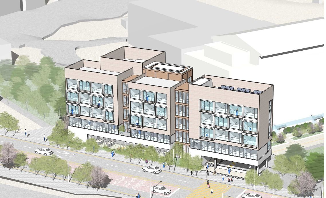 서울 동대문구 서울반도체고에 지어질 기숙사 조감도. 리모델링 건물은 2027년에, 증축되는 곳은 2028년에 완공될 예정이다. 사진 서울시교육청