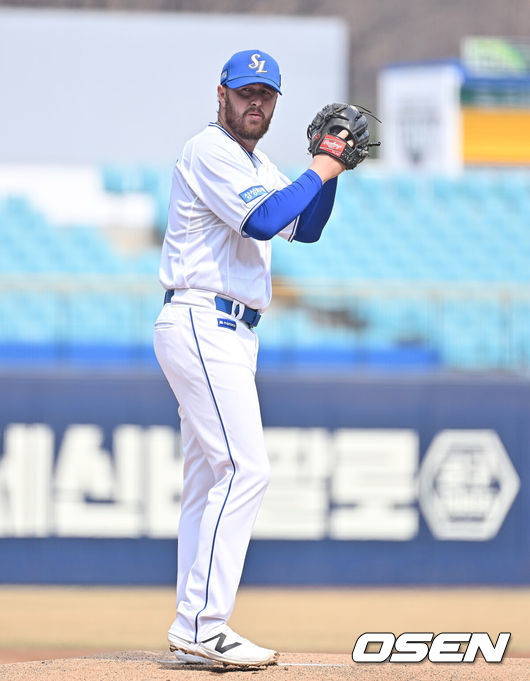 [OSEN=대구, 이석우 기자] 삼성 라이온즈 오러클린 149 2026.03.24 / foto0307@osen.co.kr