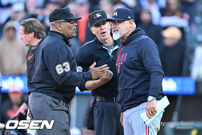 [사진] 미네소타 트윈스 데릭 셸튼 감독. ⓒGettyimages(무단전재 및 재배포 금지)