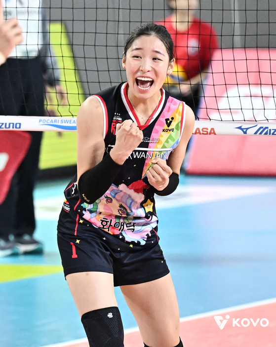 정관장에서 활약한 인쿠시의 모습. 사진 한국배구연맹