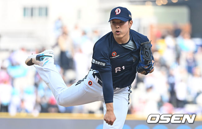 [OSEN=창원, 이석우 기자] 두산 베어스 최원준 160 2026.03.28 / foto0307@osen.co.kr