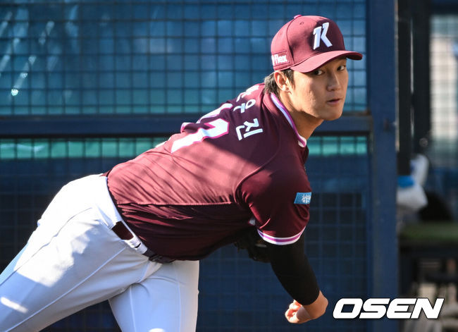 키움 히어로즈 안우진. /OSEN DB