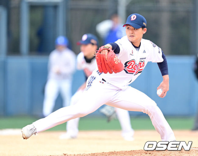 [OSEN=최규한 기자] 두산 이교훈. 2026.03.15 / dreamer@osen.co.kr