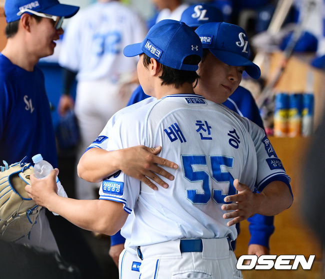 이승민, 찬승이 덕분에 승리 투수