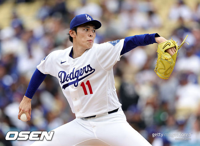 [사진] LA 다저스 사사키 로키. ⓒGettyimages(무단전재 및 재배포 금지)