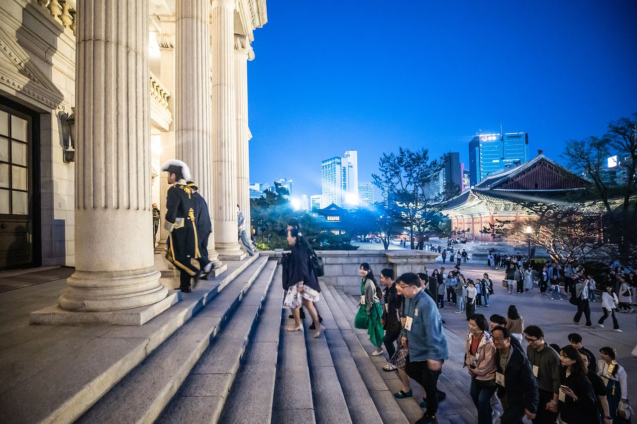 궁궐 활용 프로그램 '덕수궁 밤의 석조전'. 사진 국가유산진흥원