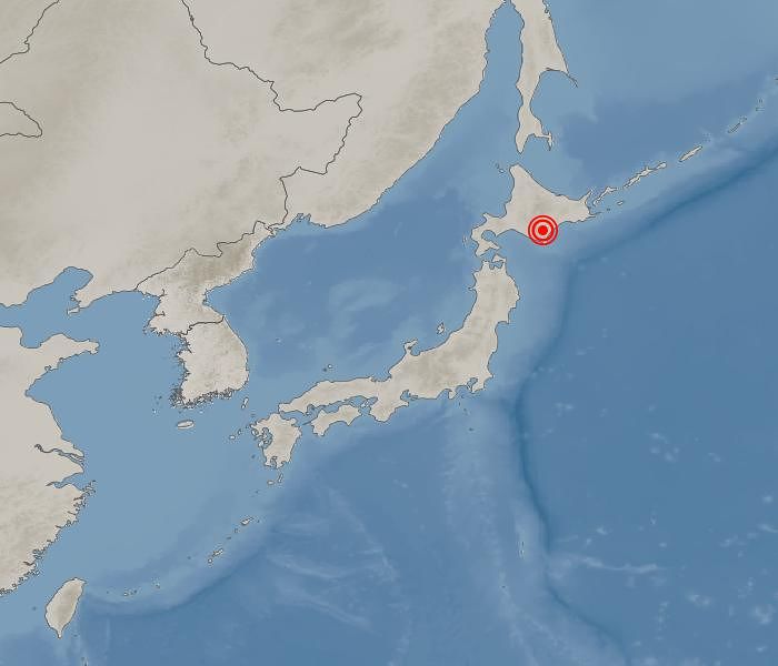 27일 오전 5시 24분쯤 일본 홋카이도 아사히카와시 남남동쪽 143km 지역에서 규모 6.1의 지진이 발생했다. 기상청