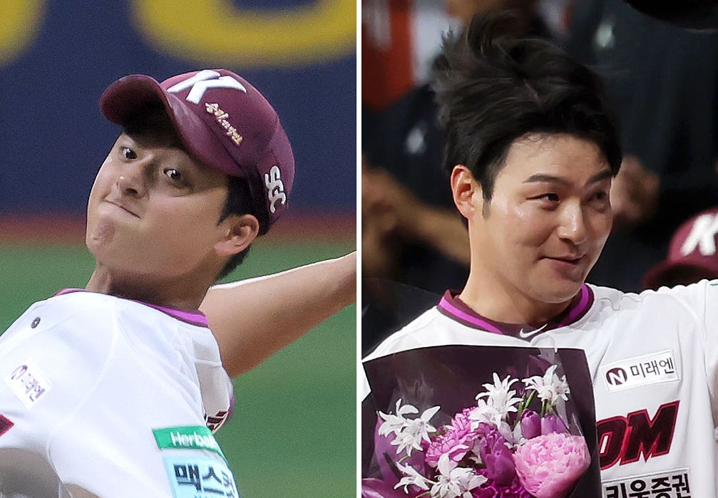 박준현(왼쪽), 박병호