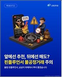 금융감독원 불법핀플루언서 관련 카드뉴스 이미지. 금융감독원 제공
