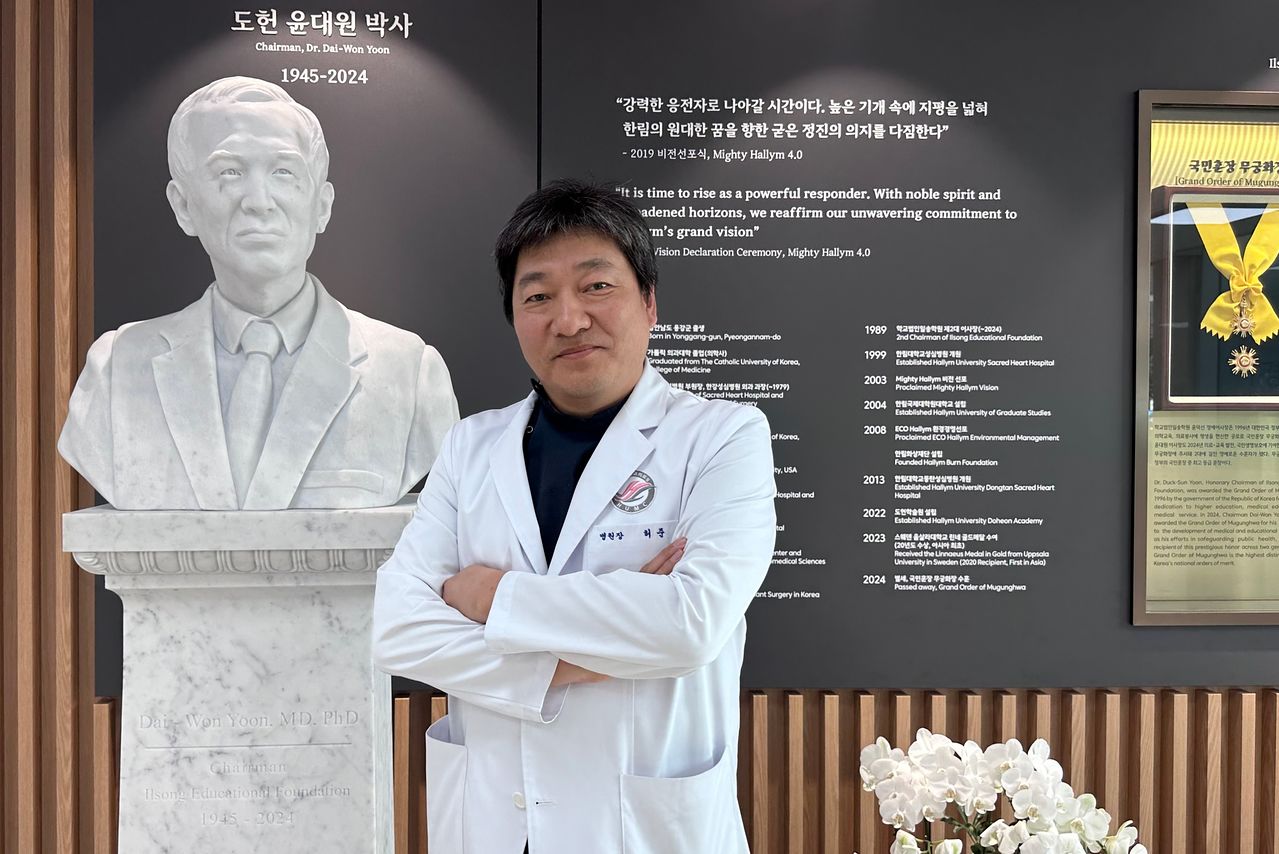 서울 영등포구 한림대 한강성심병원에서 만난 허준(56) 병원장. 오삼권 기자