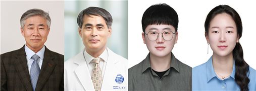 사진 왼쪽부터 서울대병원 백선하 교수, 분당차병원 노종렬 교수, 로그싱크 이재왕 연구원, 서울대 유지현 박사과정. 사진 서울대병원