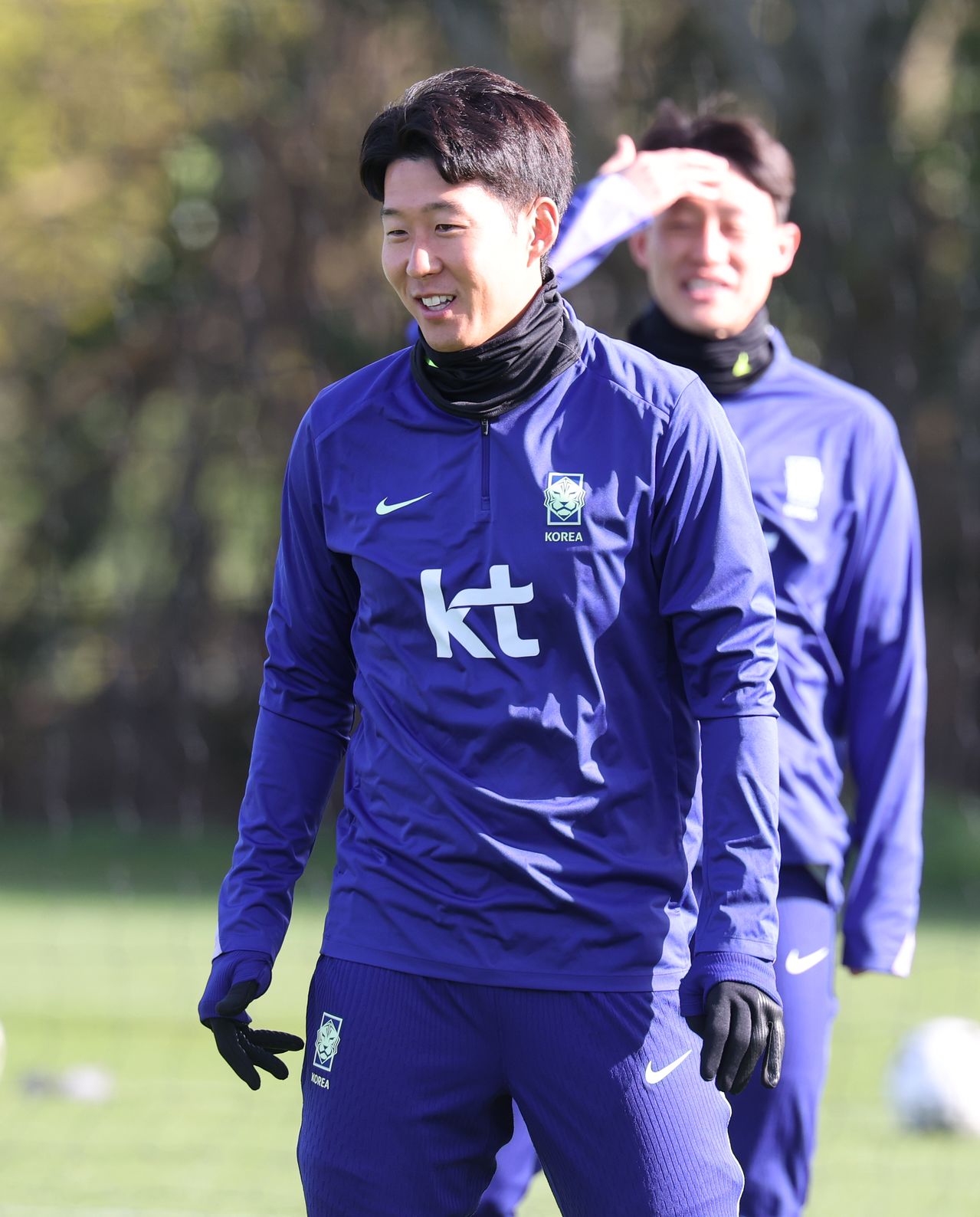 주장 손흥민을 비롯한 한국 축구 국가대표팀 선수들이 코트디부아르전을 앞두고 지난달 26일(현지시간) 영국 런던 북서쪽 밀턴킨스 MK돈스 훈련장에서 훈련하고 있다. 연합뉴스