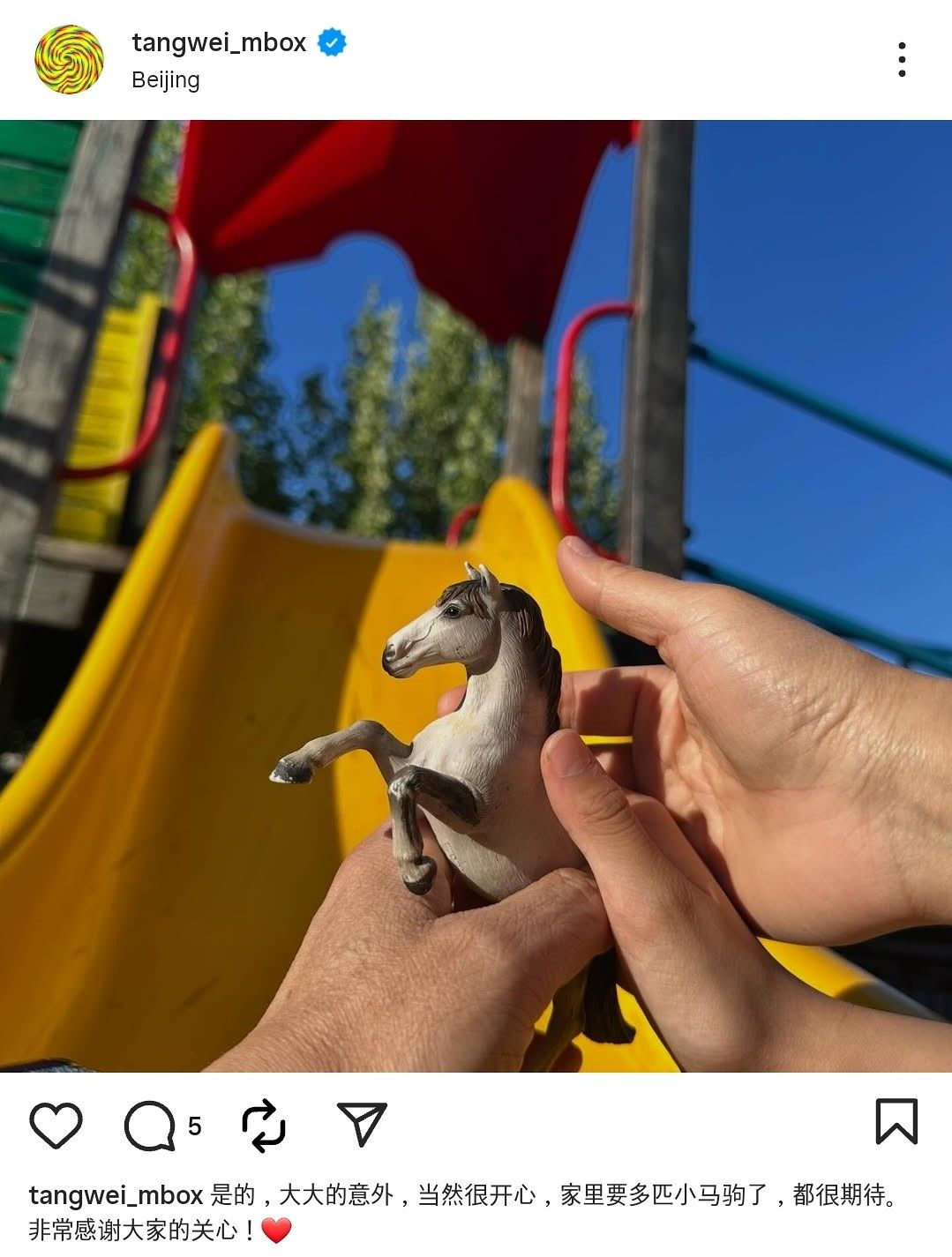 사진 탕웨이 인스타그램 캡처