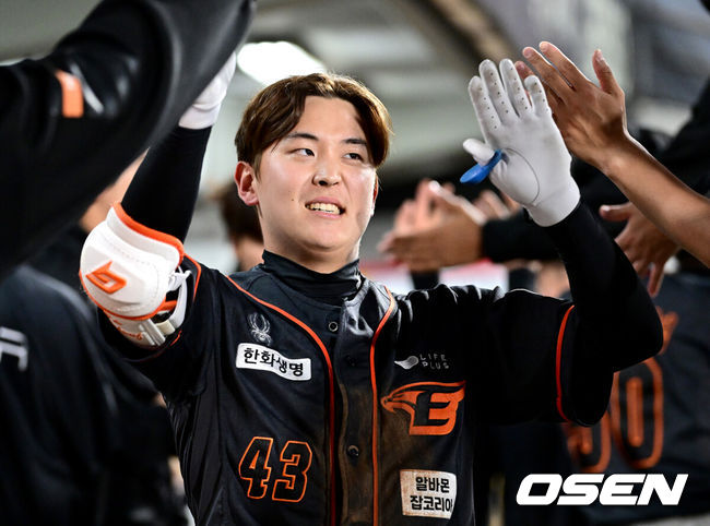 한화 시절 정은원 / OSEN DB