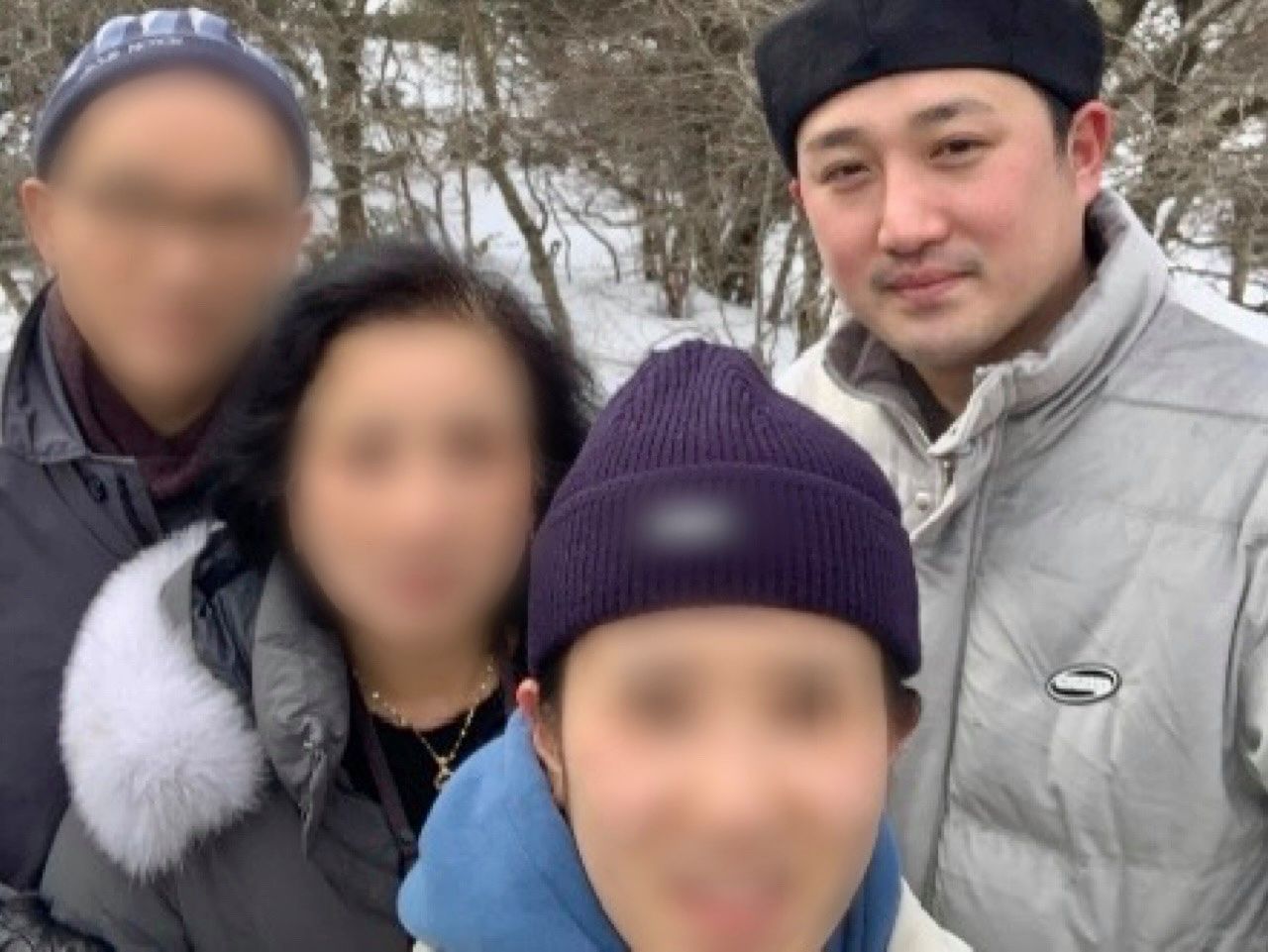 10·29 이태원 참사에서 희생자 구조를 도왔던 상인 A씨의 가족 사진. 사진 유족