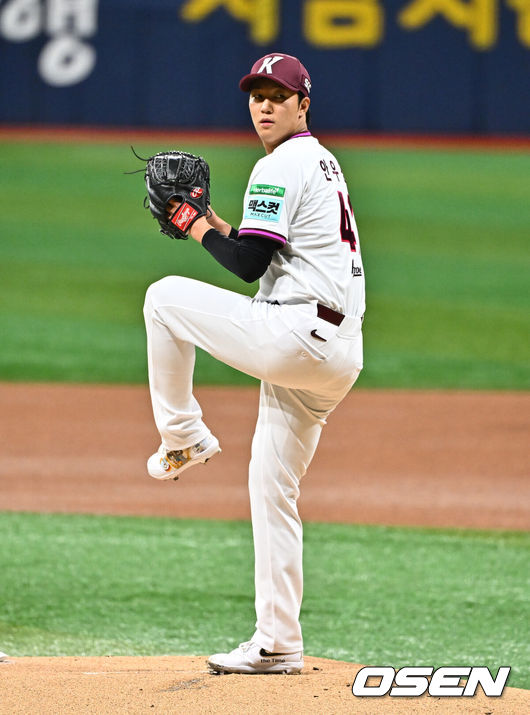 키움 히어로즈 안우진. /OSEN DB