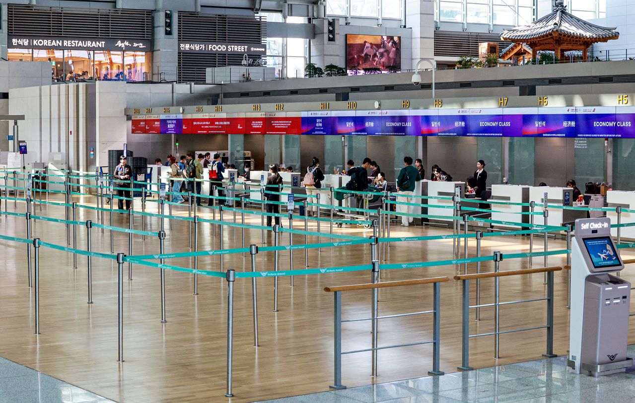 지난 달 16일 인천국제공항 제1여객터미널 출국장. 뉴스1
