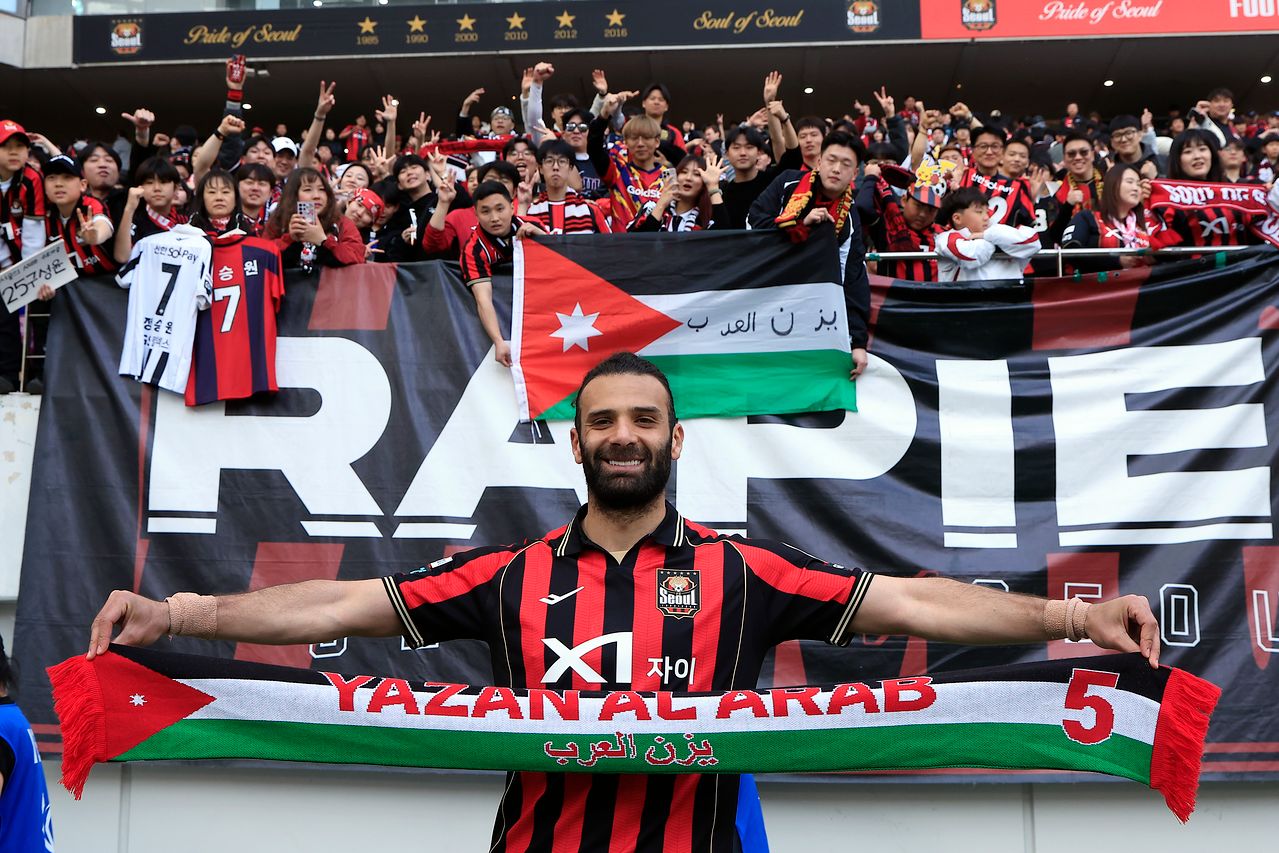 사상 첫 월드컵 본선에 진출한 요르단. 그 중심엔 야잔이 있다. 뉴스1