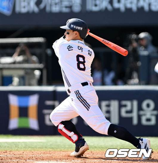 [OSEN=이대선 기자] 두산 손아섭 2026.04.25 /sunday@osen.co.kr