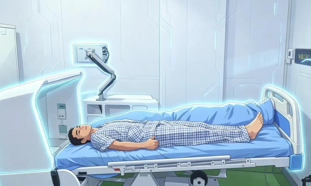 최대 두 달간 누워만 있는 실험 참가자를 모집한 중국우주인과학연구훈련센터(AI 생성 이미지). 사진 위챗 캡처