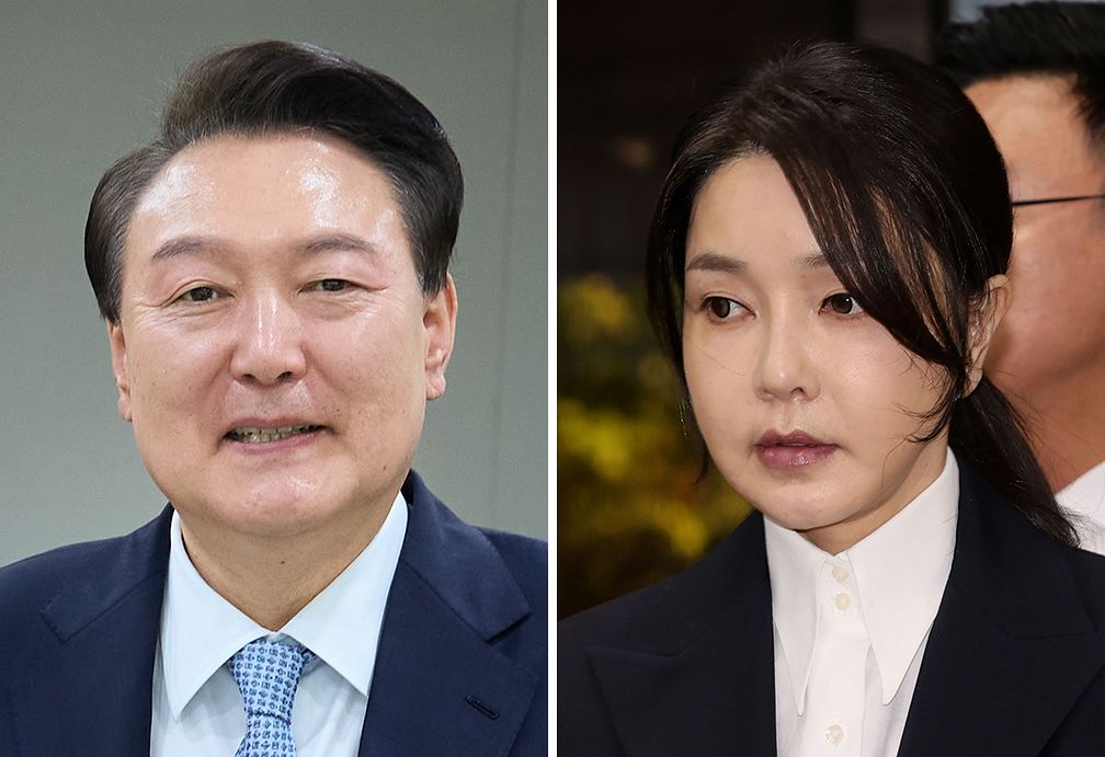 윤석열 전 대통령과 김건희 여사. 연합뉴스·사진공동취재단