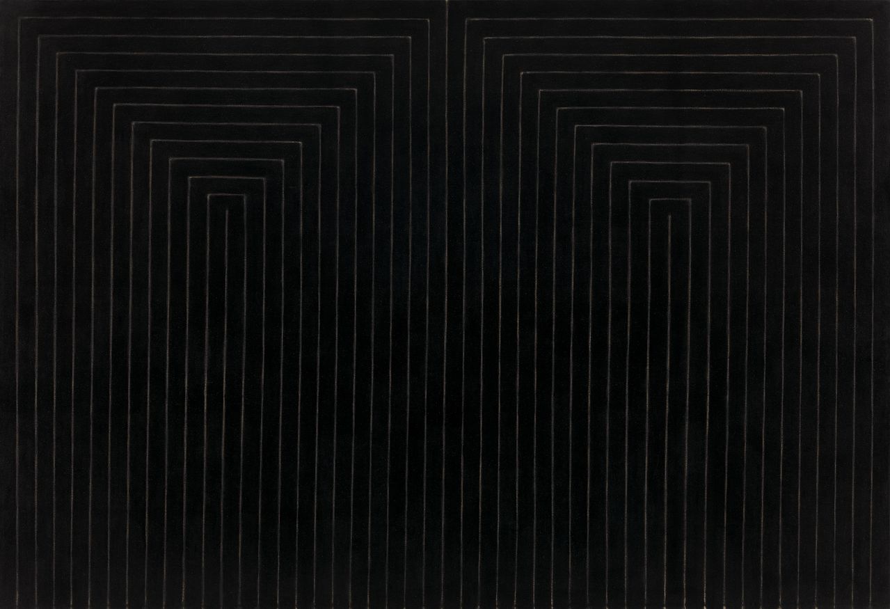 이성과 불결함의 결합 II, 1959. 스텔라가 23세에 뉴욕현대미술관(MoMA) 전시에 출품한 작품, MoMA 소장. [사진 MoMA]